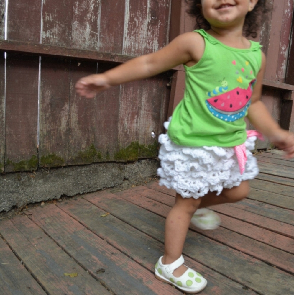 Crochet Ruffle Skirt - Picture 2 of 5